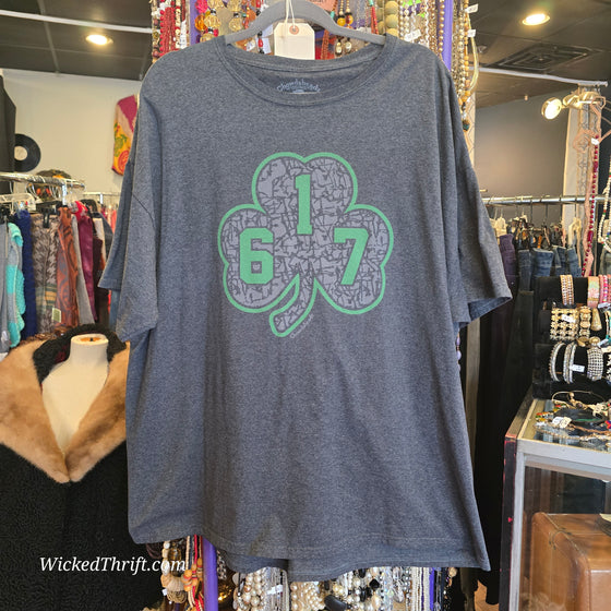 CHOWDAHEADZ Grey Celtics Tee 3XL