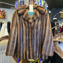  VINTAGE Stripe Raccoon Car Coat